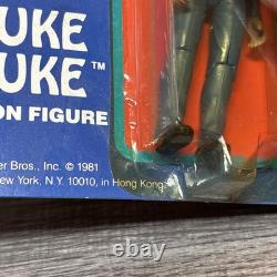 Vintage 1981 Mego DUKES OF HAZZARD Luke Duke 3.75 Action Figure MOC SEALED