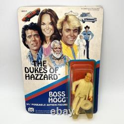 Vintage 1981 Mego Dukes of Hazzard Boss Hogg Action Figure MOC Sealed 3 3/4 Toy