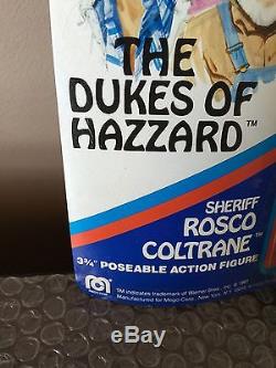 Vintage 1981 Mego Dukes of Hazzard Sheriff Rosco Coltrane Unpunched Acrylic Case