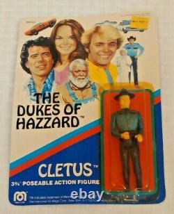 Vintage 1981 Mego Figure MOC Dukes Of Hazzard DEPUTY CLETUS with Hat Police Toy