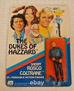 Vintage 1981 Mego Figure MOC Dukes Of Hazzard SHERIFF ROSCOE P COLTRANE with Hat