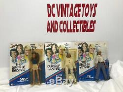 Vintage 1981 Mego THE DUKES OF HAZZARD 8 AF Set of 3(Bo, Daisy, Hogg)