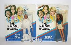 Vintage 1981 Mego THE DUKES OF HAZZARD 8 AF Set of 4 (Bo, Luke, Daisy, Hogg)