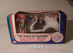 Vintage 1981 Mego The Dukes of Hazzard DAISY'S JEEP with Daisy Duke Figure in Box