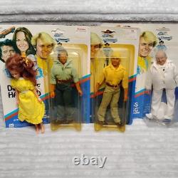 Vintage 1981 Mego the dukes of hazzard 8 figures Luke Bo Daisy Boss Hogg Toy