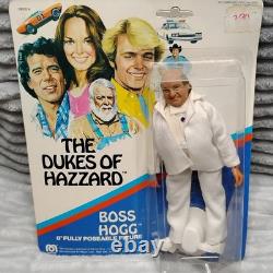 Vintage 1981 Mego the dukes of hazzard 8 figures Luke Bo Daisy Boss Hogg Toy