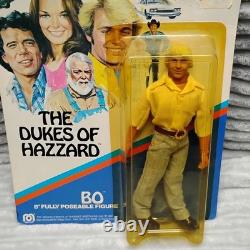 Vintage 1981 Mego the dukes of hazzard 8 figures Luke Bo Daisy Boss Hogg Toy