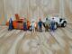 Vintage 1981 The Dukes Of Hazzard 3 3/4 Action Figures Withjeep & Car Lot W. B