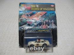 Vintage 80's 1981 IDEAL TCR Dukes of Hazzard Rosco Sheriff Lighted Slotless Car