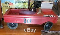 Vintage AMF The Dukes Of Hazzard General Lee Rebel Pedal Car