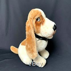 Vintage Basset Hound Animal Fair Inc. Plush Flash Dog from Dukes of Hazzard