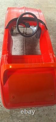 Vintage Coleco Dukes of Hazzard General Lee Pedal Car Rare Original Decals