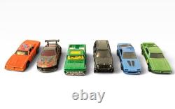 Vintage Diecast Car Lot (6) Dukes of Hazzard General Lee, Chevy C10, Camaro