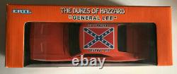 Vintage Dukes Of Hazzard 1969 Charger General Lee 125 Car Ertl 7967 New In Box