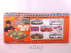 Vintage Dukes Of Hazzard Play Set Die-Cast Vehicles ERTL 1981 General Lee Rare