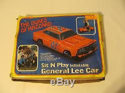 Vintage Dukes of Hazzard General Lee Sit N Play Inflatable ARCO rare