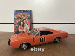 Vintage Ertl 1/18 Dukes of Hazzard General Lee With Bonus Complete 2nd Seasson DVD