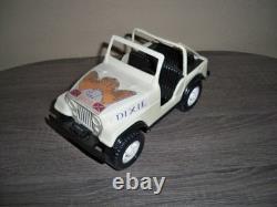 Vintage Gay Toys Rare Dukes of Hazzard Daisy Duke Jeep Dixie Eagle CJ JEEP
