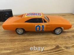 Vintage HG Toys Dukes of Hazzard Toy CB & General Lee (Car Has Broken Axle)