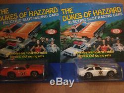 Vintage Ideal 1981 Dukes of Hazzard slot cars NIP general lee autoworld jl afx