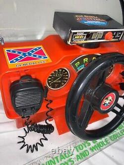 Vintage Illco Dukes Hazzard Dashboard Fuzz Detector Car Toy, Battery General Lee