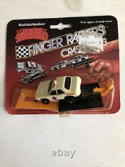 Vintage Knickerbocker Dukes Of Hazzard General Lee & Cop Car Finger Racers Nip