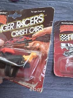 Vintage Knickerbocker Dukes Of Hazzard General Lee & Cop Car Finger Racers Read