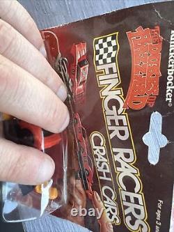 Vintage Knickerbocker Dukes Of Hazzard General Lee & Cop Car Finger Racers Read