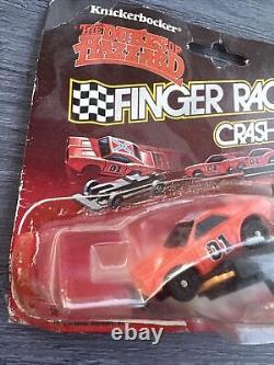 Vintage Knickerbocker Dukes Of Hazzard General Lee & Cop Car Finger Racers Read