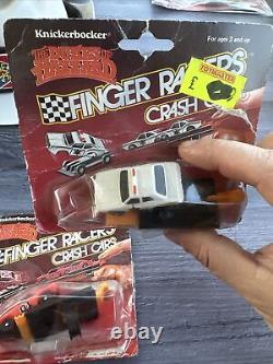 Vintage Knickerbocker Dukes Of Hazzard General Lee & Cop Car Finger Racers Read