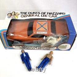 Vintage MEGO Dukes Of Hazzard General Lee With Boss Hogg Bonus Bo and Luke Figs