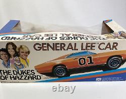 Vintage MEGO Dukes Of Hazzard General Lee With Boss Hogg Bonus Bo and Luke Figs