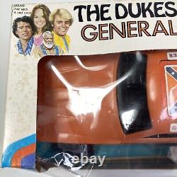 Vintage MEGO Dukes Of Hazzard General Lee With Boss Hogg Bonus Bo and Luke Figs