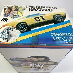 Vintage MEGO Dukes Of Hazzard General Lee With Boss Hogg Bonus Bo and Luke Figs