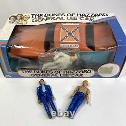 Vintage MEGO Dukes Of Hazzard General Lee With Boss Hogg Bonus Bo and Luke Figs