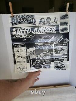 Vintage MIB 1982 Dukes Of Hazzard SPEED JUMPER stunt set Knickerbocker