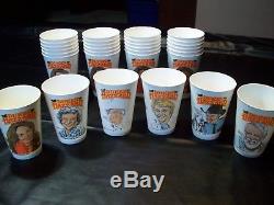 Vintage McDonalds DUKES OF HAZZARD mint unused COLLECTION of cups. Rare