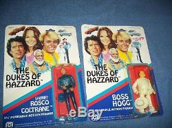 Vintage Mego The Dukes of Hazzard Boss Hogg & Rosco 3 3/4 Action Figure