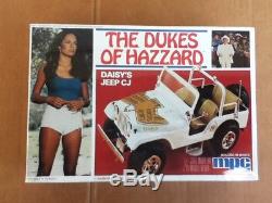Vintage ORIGINAL Dukes of Hazzard Model Kit LOT General Lee Rosco Police Daisy