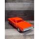 Vintage Processed Plastic Co 1969 Dodge Charger General Lee Rebel Orange Toy Car