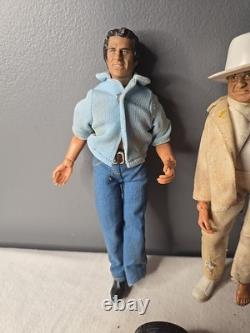 Vintage The Dukes of Hazzard 1980 Mego USA GENERAL LEE + 3 Figures