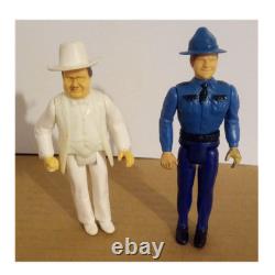 Vintage rosco and boss hog from the dukes of hazzard action figures