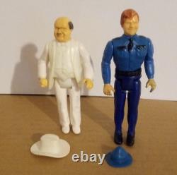 Vintage rosco and boss hog from the dukes of hazzard action figures