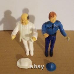 Vintage rosco and boss hog from the dukes of hazzard action figures