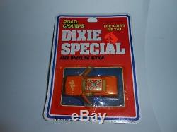 Vtg Moc Yatming/road Champs Dixie Special Dukes Of Hazzard General Lee Car Rare