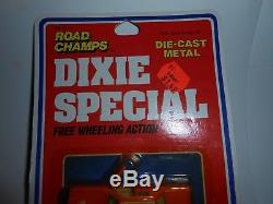 Vtg Moc Yatming/road Champs Dixie Special Dukes Of Hazzard General Lee Car Rare