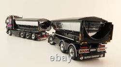 WSI 01-4091 Volvo FH4 8x4 Truck HookLift & Trailer Dukes of Hazzard Haugen 150
