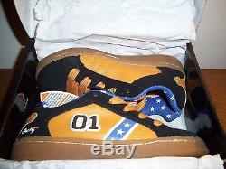 Wow! Rare Dukes Of Hazzard General Lee Tennis Shoes Child's Size-12 (new)